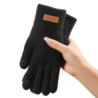 2Pairs Warm Thermal Knit Touchscreen Gloves