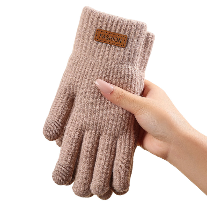 2Pairs Warm Thermal Knit Touchscreen Gloves