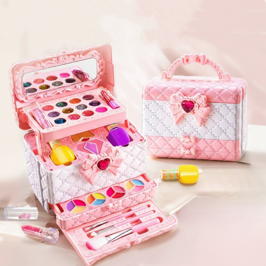 🔥Hot Sale Offers-Kids' Washable Makeup Kit with Case