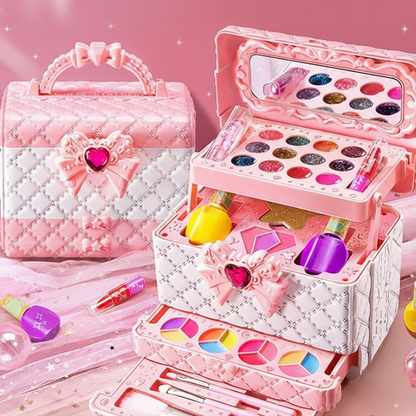 🔥Hot Sale Offers-Kids' Washable Makeup Kit with Case
