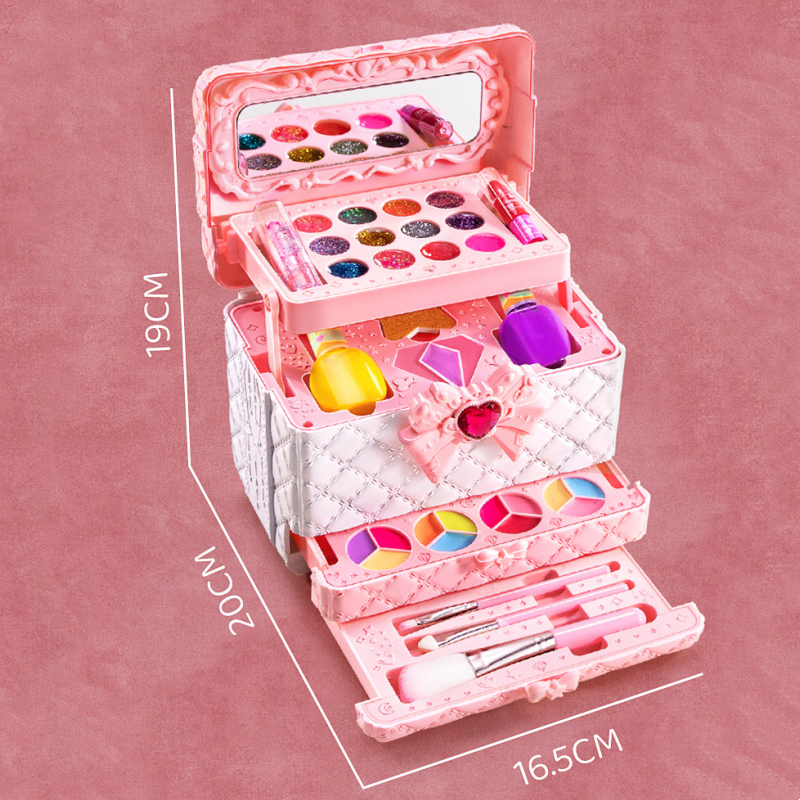 🔥Hot Sale Offers-Kids' Washable Makeup Kit with Case