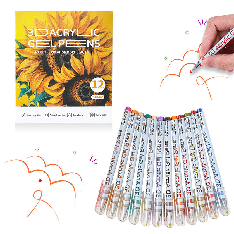 🎅Christmas Sale 70% OFF!!🎄🎁50K+ SOLD! Almost Gone✨Multi-Color Gel Pen Set for Drawing & Coloring