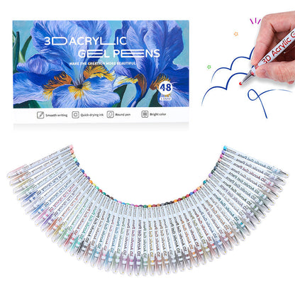 🎅Christmas Sale 70% OFF!!🎄🎁50K+ SOLD! Almost Gone✨Multi-Color Gel Pen Set for Drawing & Coloring