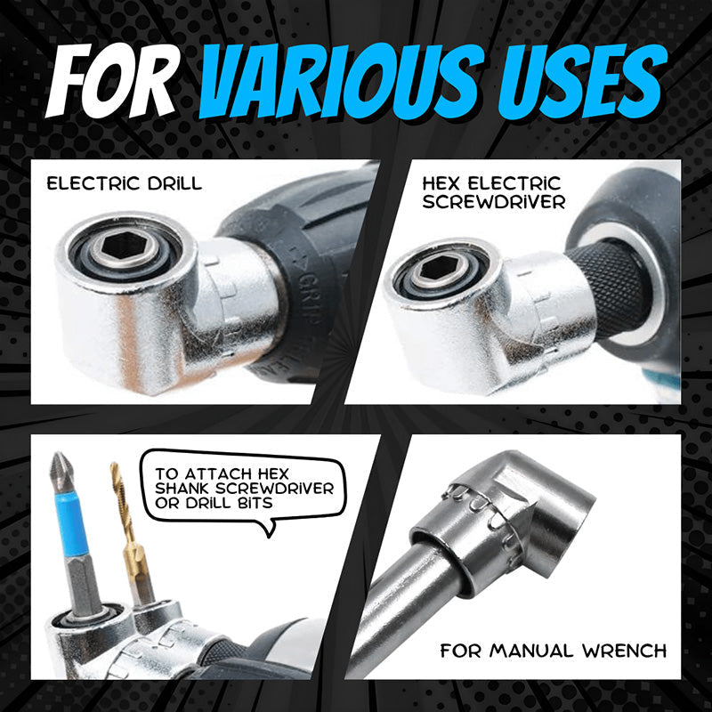 🔥105 Degree Right Angle Drill Adapter