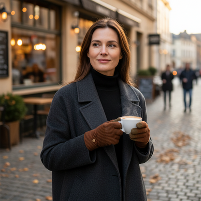 🔥Hot Sale Deals-Warm & Stylish Color-Block Convertible Gloves