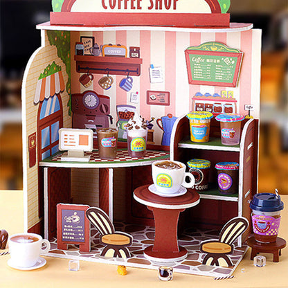🔥Hot Sale Deals-DIY Miniature Coffee House Kit