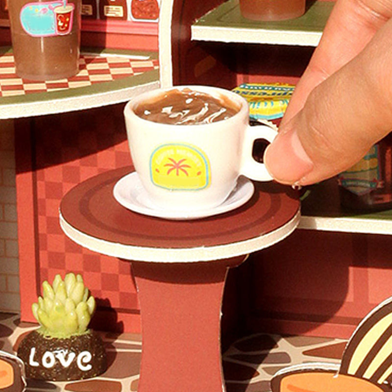 🔥Hot Sale Deals-DIY Miniature Coffee House Kit