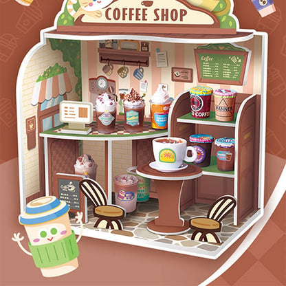 🔥Hot Sale Deals-DIY Miniature Coffee House Kit