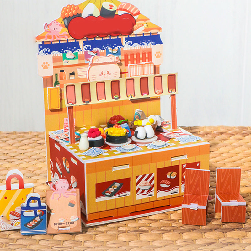 🔥Hot Sale Deals-DIY Revolving Restaurant Miniature Kit