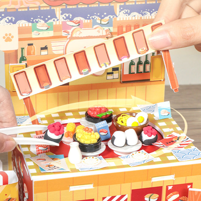 🔥Hot Sale Deals-DIY Revolving Restaurant Miniature Kit