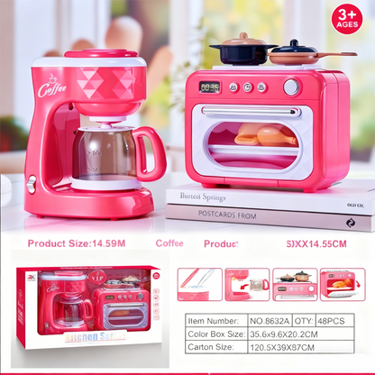 🔥Hot Sale Deals-Kids Pretend Play Kitchen Appliance Toy Set