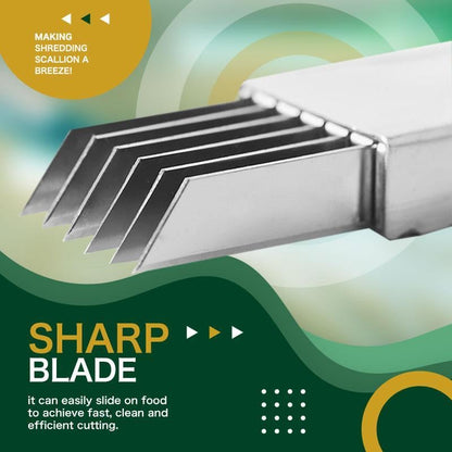 🔥 Buy 1 get 1 free! 7-blade shallot knife – chop onions, peppers, and vegetables in seconds! 🔪✨