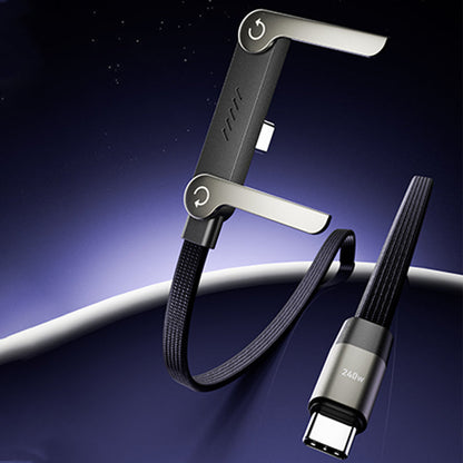 📢📢Limited-time offer✨240W Fast Charging Cable with Adjustable Phone Stand