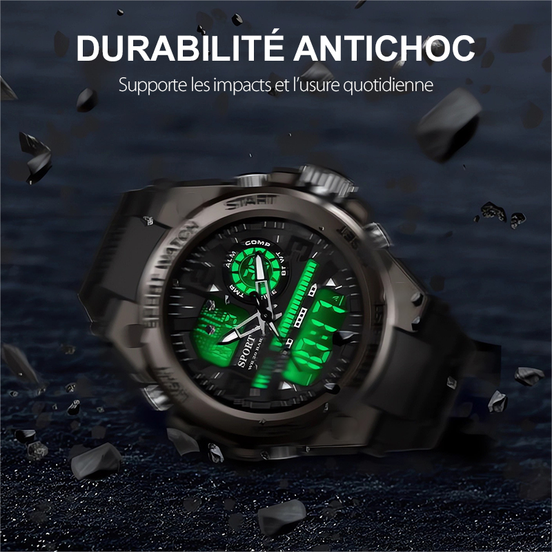 🔥Hot Sale 50% OFF🔥Men's Waterproof Sports Watch with Luminous Display