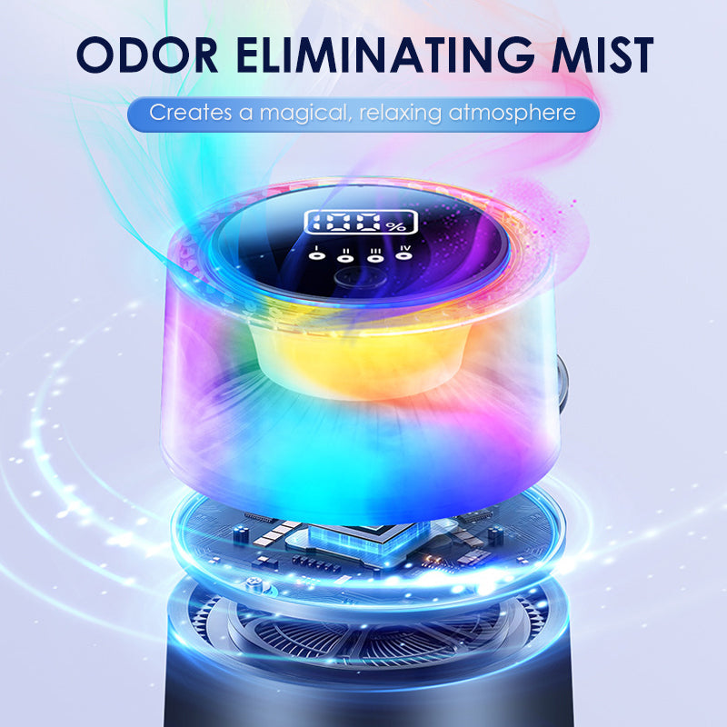 🚗✨ Smart Car Aroma Diffuser with Ambient Light – 50% OFF Today!