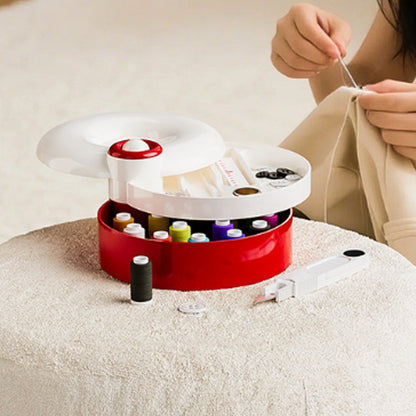 ✨50% OFF🧵128-piece magnetic sewing kit: rotating platform, ultra-organised & perfect for travelling!🎁