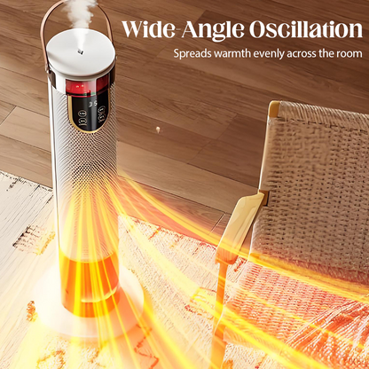 🔥Hot Sale Offers-2000W Electric Space Heater with Humidifier & 3D Flame Effect