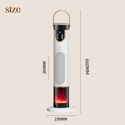 🔥Hot Sale Offers-2000W Electric Space Heater with Humidifier & 3D Flame Effect