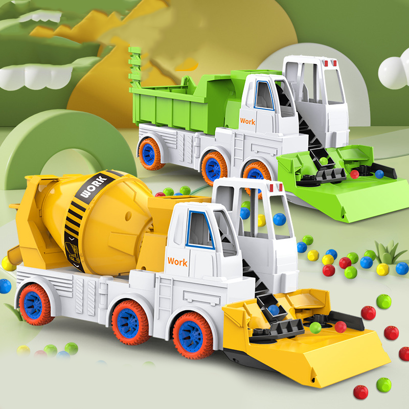 🔥Hot Sale Deals-Interactive Construction Truck Toy with Colored Beads