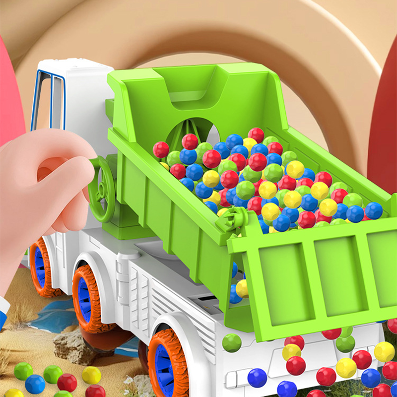 🔥Hot Sale Deals-Interactive Construction Truck Toy with Colored Beads