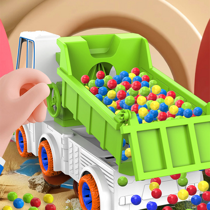 🔥Hot Sale Deals-Interactive Construction Truck Toy with Colored Beads