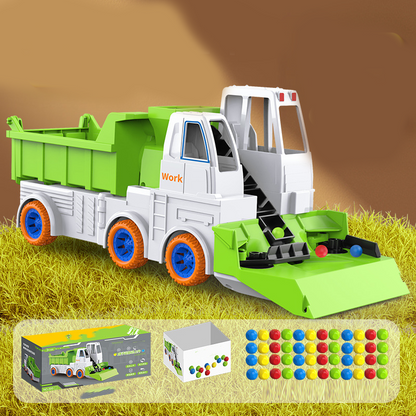 🔥Hot Sale Deals-Interactive Construction Truck Toy with Colored Beads