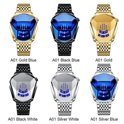⏰Hot Sale Deals💥💥Luxury Mens Racing Sport Rhombus Watch