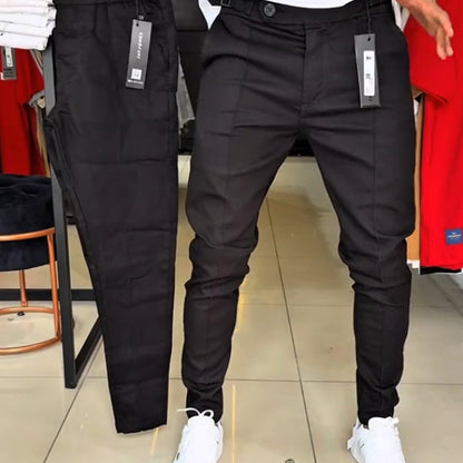 🔥Hot Sale Deals-Men's Slim-Fit Pants with Adjustable Waist