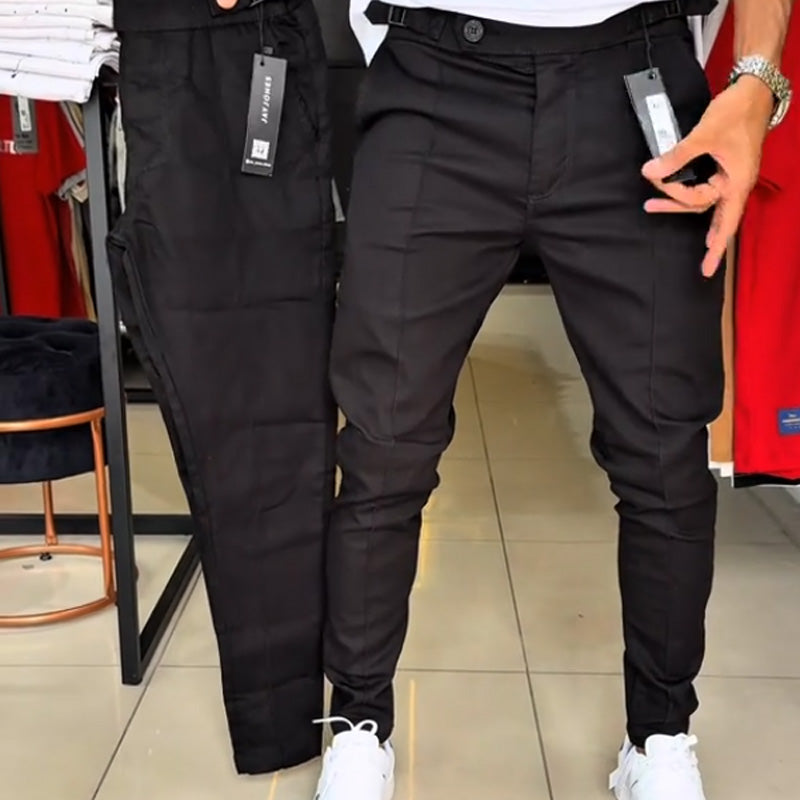 🔥Hot Sale Deals-Men's Slim-Fit Pants with Adjustable Waist
