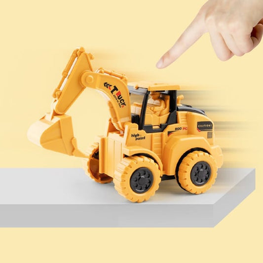 🔥Hot Sale Deals-Push & Go Bulldozer Excavator Toy Car