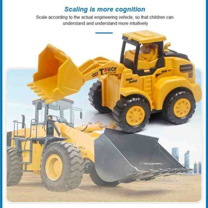 🔥Hot Sale Deals-Push & Go Bulldozer Excavator Toy Car