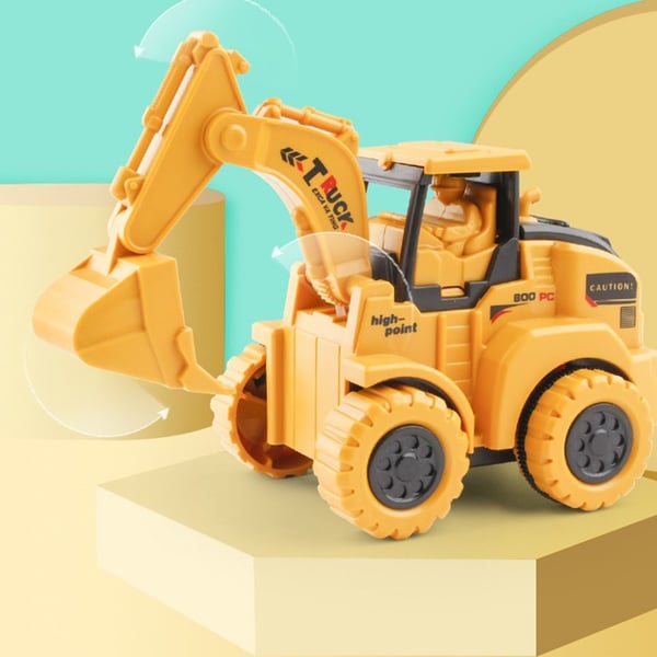 🔥Hot Sale Deals-Push & Go Bulldozer Excavator Toy Car