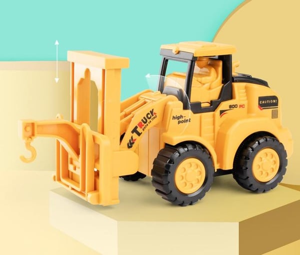 🔥Hot Sale Deals-Push & Go Bulldozer Excavator Toy Car