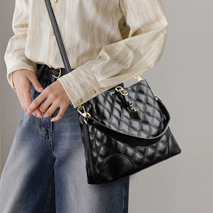 👜New Arrivals Hot Sale-Chic Elegant Quilted Bucket Bag for Women
