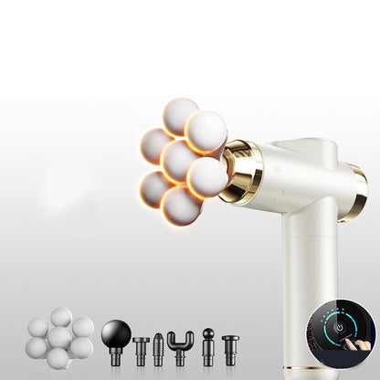 💆‍♂️ 50% OFF NOW! 🔥 Smart Deep Tissue Massage Gun - Multi-Head & Quiet, Perfect for Muscle Recovery and Relaxation ✨