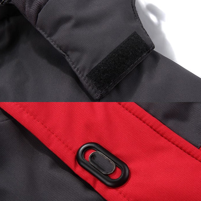 Storm-Resistant Men's Jacket with Detachable Hood