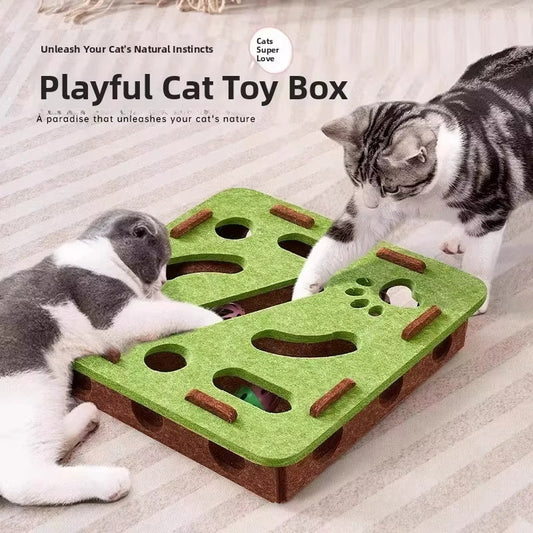 🔥Hot Sale Deals-Interactive Felt Maze Toy for Cats