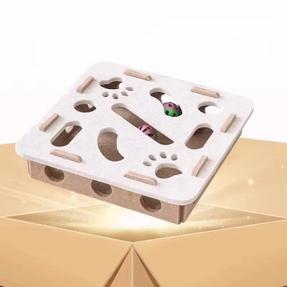 🔥Hot Sale Deals-Interactive Felt Maze Toy for Cats