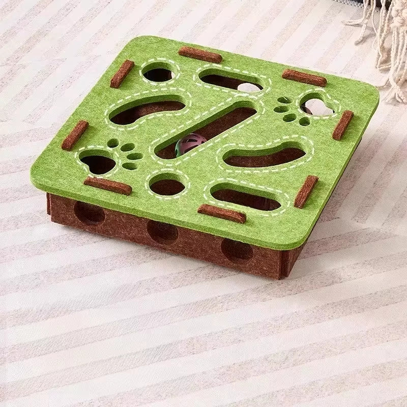 🔥Hot Sale Deals-Interactive Felt Maze Toy for Cats