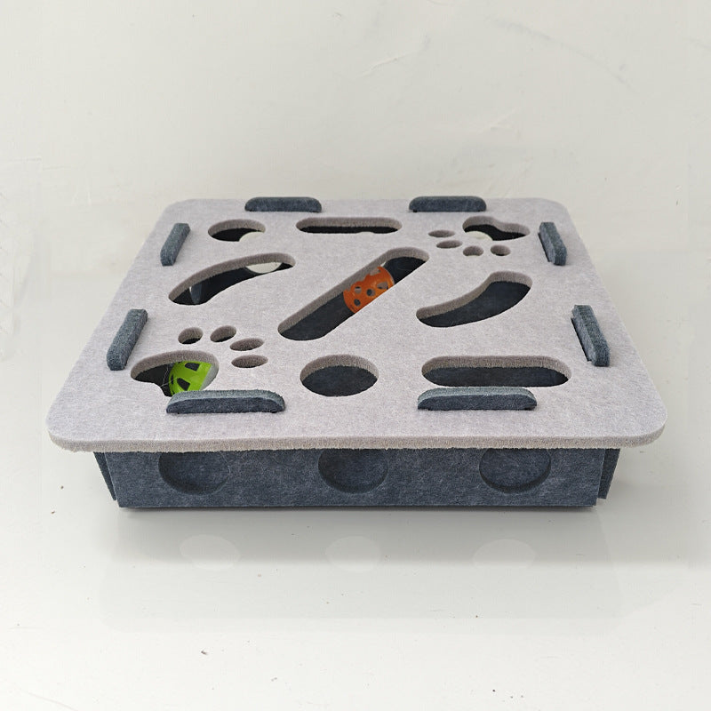 🔥Hot Sale Deals-Interactive Felt Maze Toy for Cats