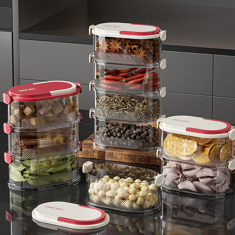 🔥Hot Sale Deals-Multi-layer Sealed Spice Organizer