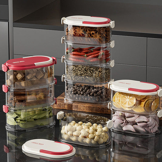 🔥Hot Sale Deals-Multi-layer Sealed Spice Organizer