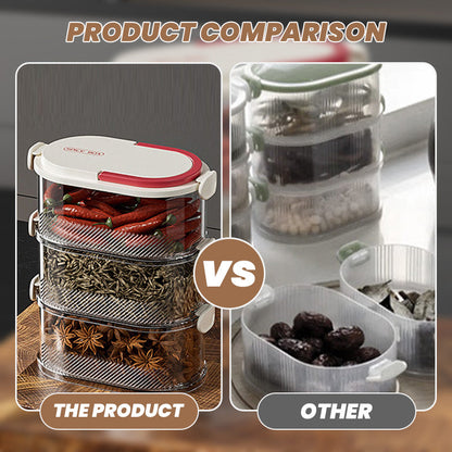 🔥Hot Sale Deals-Multi-layer Sealed Spice Organizer