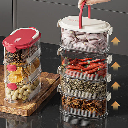 🔥Hot Sale Deals-Multi-layer Sealed Spice Organizer