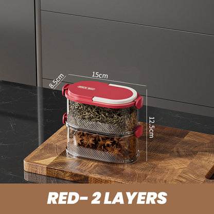 🔥Hot Sale Deals-Multi-layer Sealed Spice Organizer