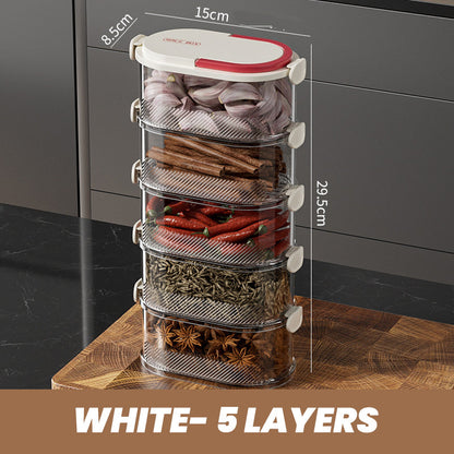🔥Hot Sale Deals-Multi-layer Sealed Spice Organizer