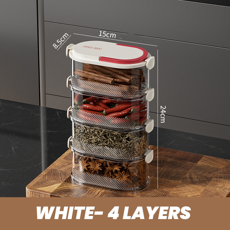 🔥Hot Sale Deals-Multi-layer Sealed Spice Organizer