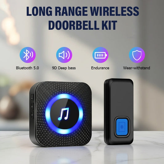 🔥Hot Sale Deals-Long Range Wireless Doorbell Kit