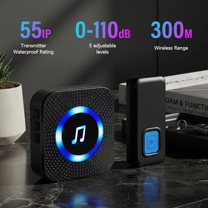 🔥Hot Sale Deals-Long Range Wireless Doorbell Kit