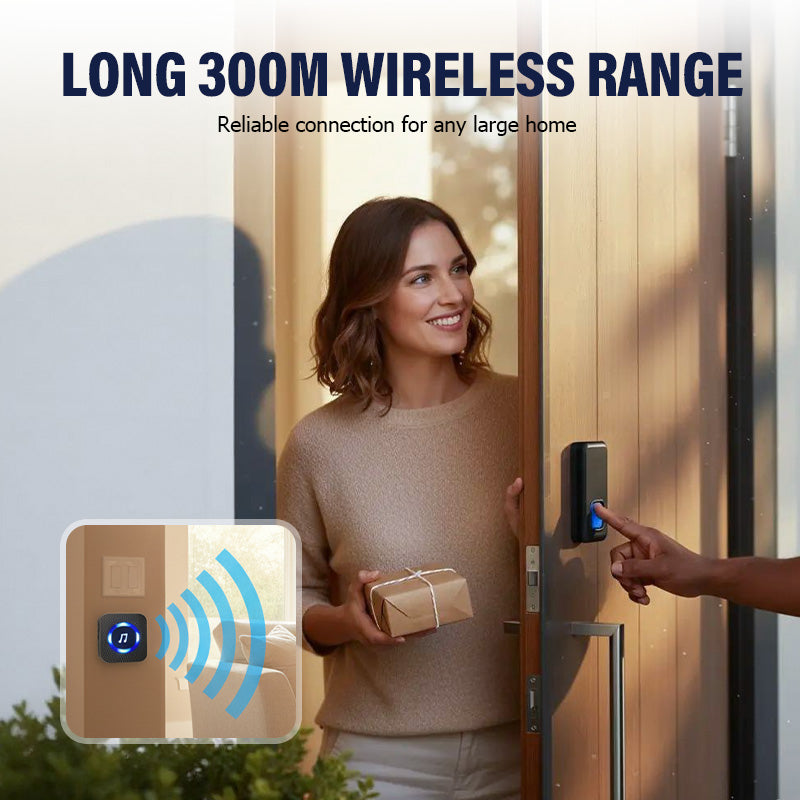 🔥Hot Sale Deals-Long Range Wireless Doorbell Kit